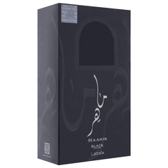 Lattafa Maahir Black Edition Eau de Parfum – Unisex Luxury Fragrance, 3.4 oz | Bold, Spicy & Woody Scent