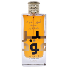 Lattafa Ameer Al Oud Intense Oud Eau de Parfum – Unisex Long-Lasting Woody & Smoky Fragrance, 3.4 oz