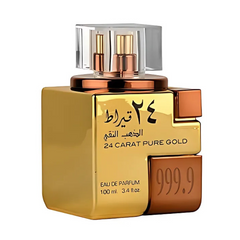 Lattafa 24 Carat Pure Gold spray for unisex 3.4 Oz
