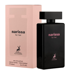 Maison Alhambra Narissa Eau de Parfum Spray for Women – 3.4 oz (100mL) | Elegant Floral and Feminine Fragrance