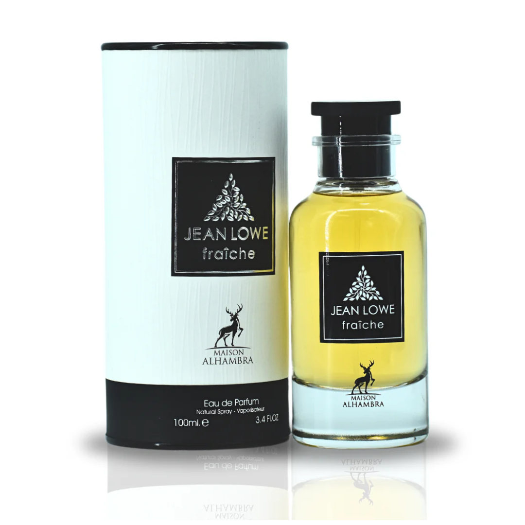 Jean Lowe Fraiche EDP 100ML (3.4OZ) By Maison Alhambra | Long Lasting, Woody, Floral, Fruity Fragrance.
