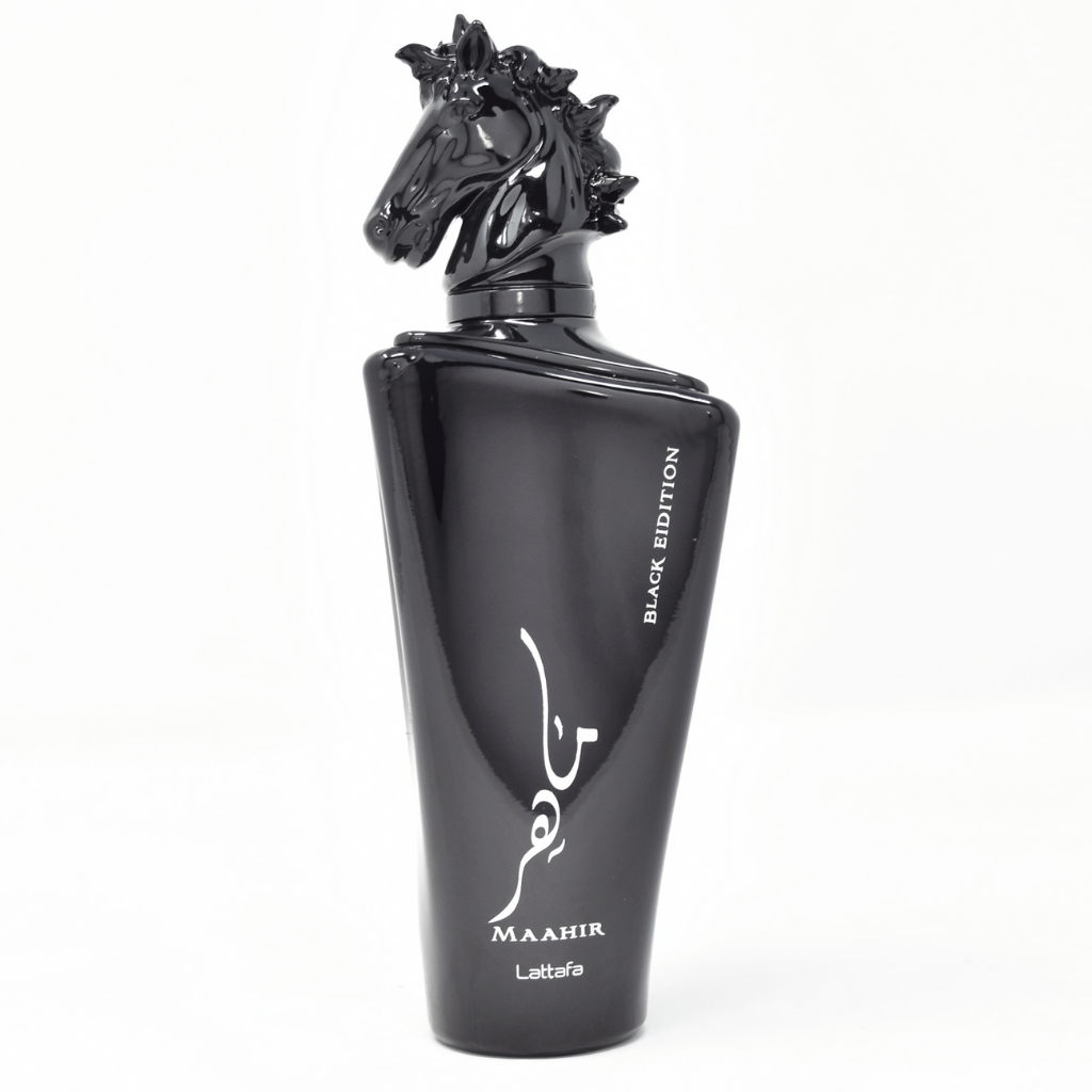 Lattafa Maahir Black Edition Eau de Parfum – Unisex Luxury Fragrance, 3.4 oz | Bold, Spicy & Woody Scent