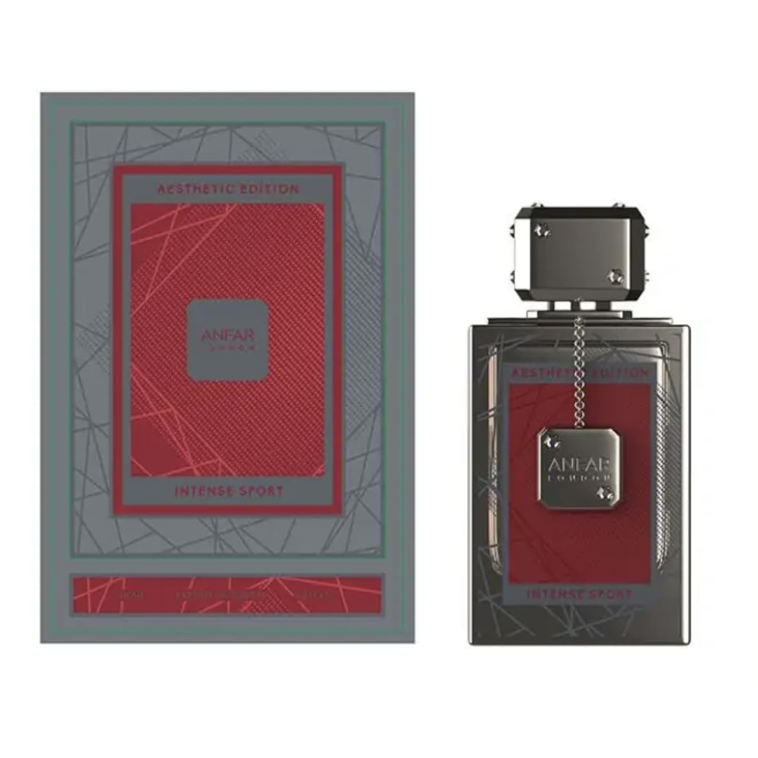 London Intense Sport Extrait de Parfum for Men – 3.4 oz (100ML) | Bold & Long-Lasting Masculine Fragrance