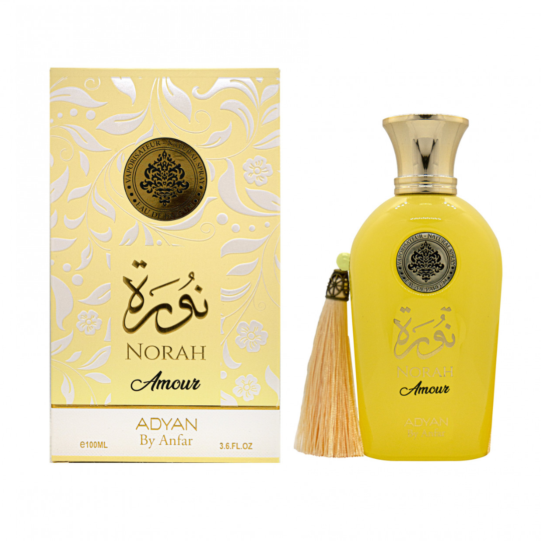 ADYAN Norah Amour Eau de Parfum – 100ML (3.4 fl oz) | Premium Floral Fragrance | Long-Lasting Elegance & Captivating Scent
